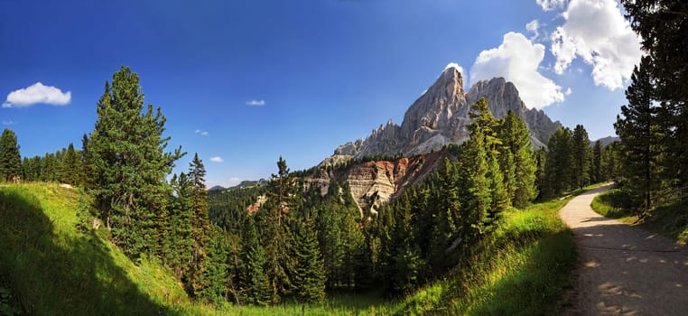 Hike around the Sass de Putia,Villnöss Valley,Dolomites,Italy,Europe