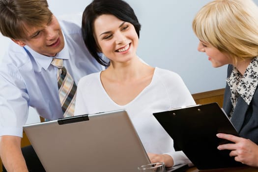 Confident professionals are working hard to make their business successful