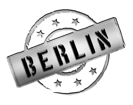 Sign and stamp for your presentation, for websites and many more named BERLIN