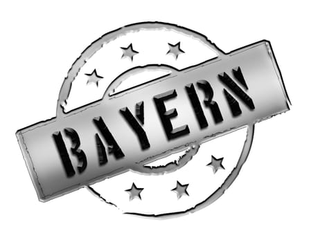 Sign and stamp for your presentation, for websites and many more named Bayern