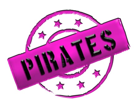Sign and stamp for your presentation, for websites and many more named Piraten