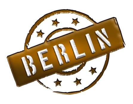 Sign and stamp for your presentation, for websites and many more named BERLIN