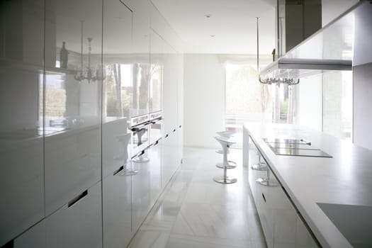 big modern style contemporary architecture white kitchen