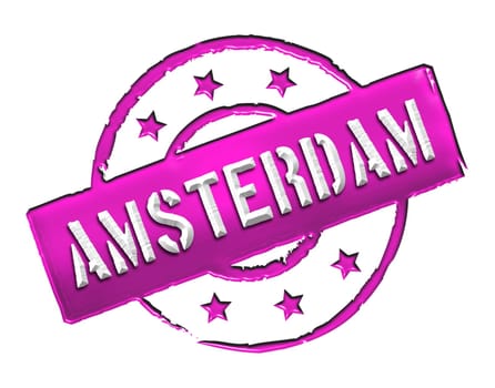 Sign and stamp for your presentation, for websites and many more named Amsterdam