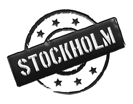 Sign and stamp for your presentation, for websites and many more named Stockholm