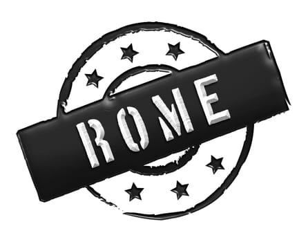 Sign and stamp for your presentation, for websites and many more named Rome