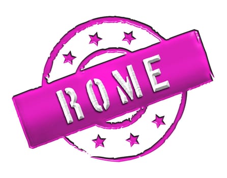 Sign and stamp for your presentation, for websites and many more named Rome
