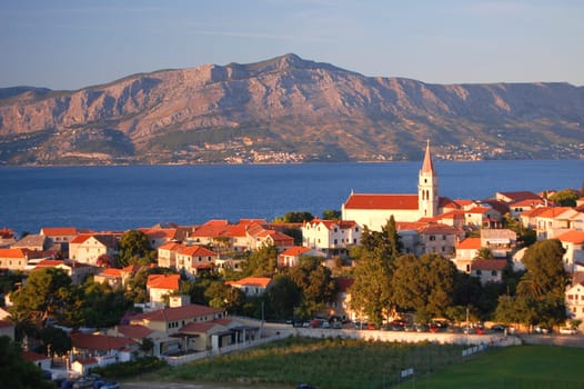 Postira on Brac island, Croatia