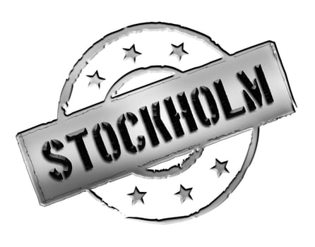 Sign and stamp for your presentation, for websites and many more named Stockholm