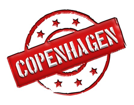 Sign and stamp for your presentation, for websites and many more named Copenhagen