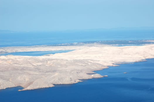Pag island in Croatia