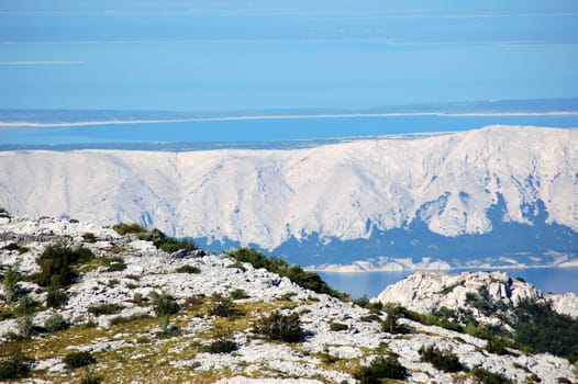 Pag island in Croatia