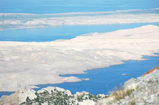 Pag island in Croatia
