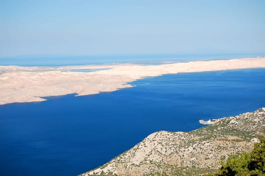 Pag island in Croatia