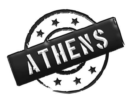 Sign and stamp for your presentation, for websites and many more named Athens