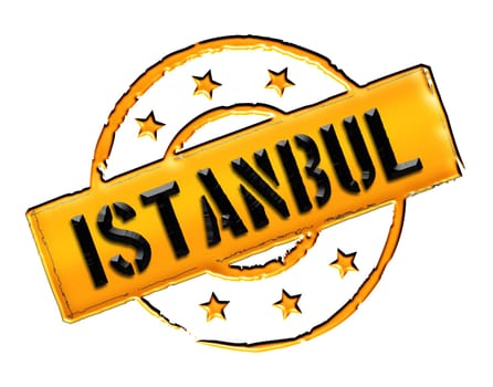 Sign and stamp for your presentation, for websites and many more named Istanbul