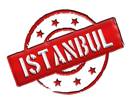 Sign and stamp for your presentation, for websites and many more named Istanbul