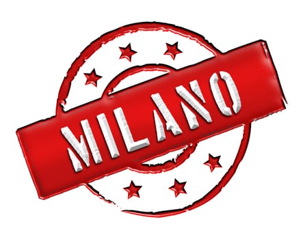 Sign and stamp for your presentation, for websites and many more named Milano
