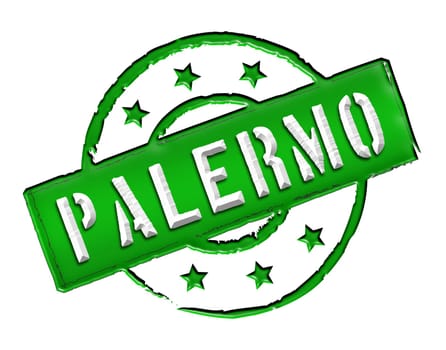 Sign and stamp for your presentation, for websites and many more named Palermo