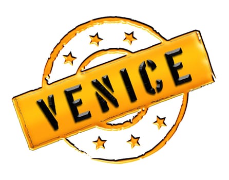 Sign and stamp for your presentation, for websites and many more named Venice