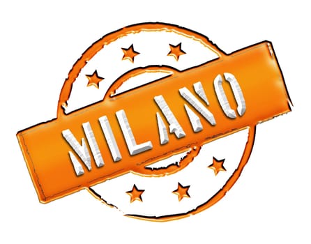 Sign and stamp for your presentation, for websites and many more named Milano