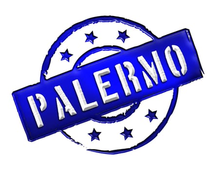 Sign and stamp for your presentation, for websites and many more named Palermo