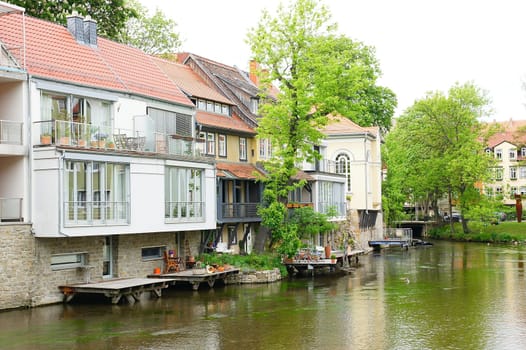 Houses by the river