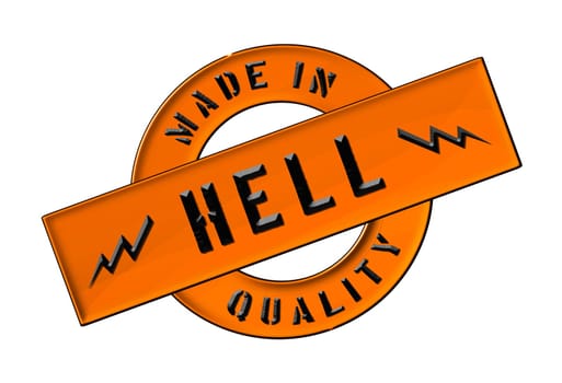 Made in Hell - Quality seal for your website, web, presentation