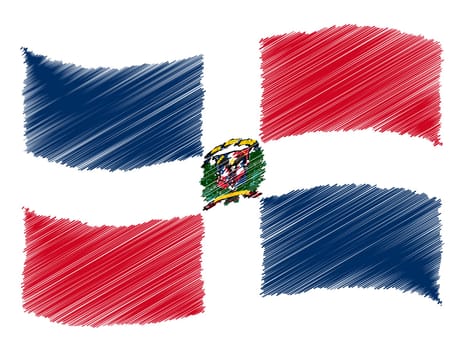Dominican Republic - The beloved country as a symbolic representation as heart - Das geliebte Land als symbolische Darstellung als Herz