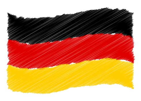 Germany - The beloved country as a symbolic representation as heart - Das geliebte Land als symbolische Darstellung als Herz