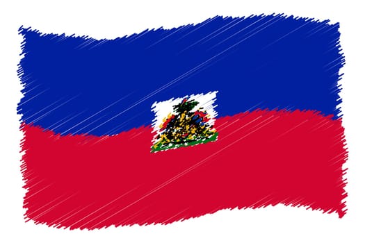 Haiti - The beloved country as a symbolic representation as heart - Das geliebte Land als symbolische Darstellung als Herz