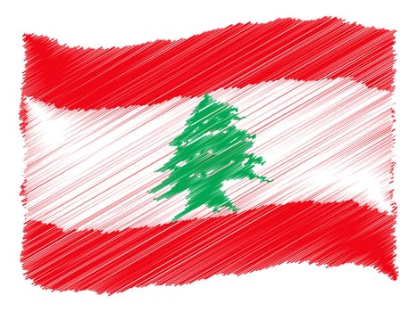 Lebanon - The beloved country as a symbolic representation as heart - Das geliebte Land als symbolische Darstellung als Herz