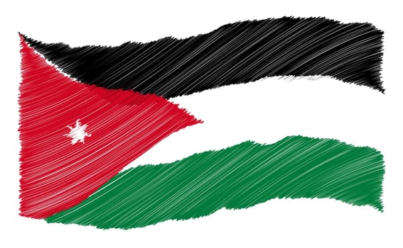 Jordan - The beloved country as a symbolic representation as heart - Das geliebte Land als symbolische Darstellung als Herz