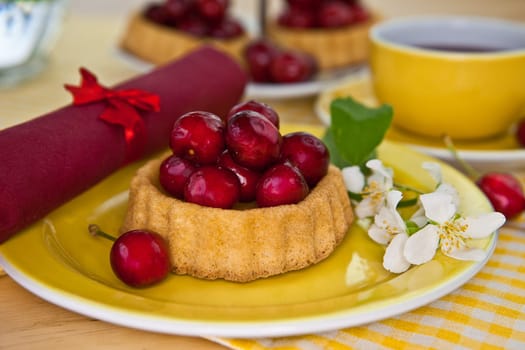 Cherry pie for tea