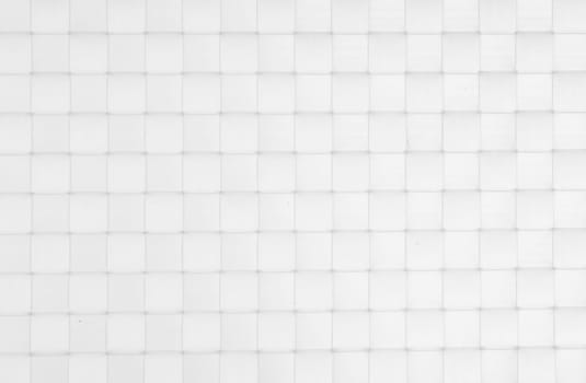 White Braided Raffia Background with Squares