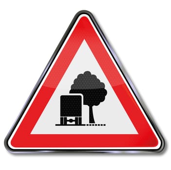 Traffic sign Attention tree heights