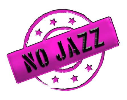 Sign and stamp for your presentation, for websites and many more named No Jazz