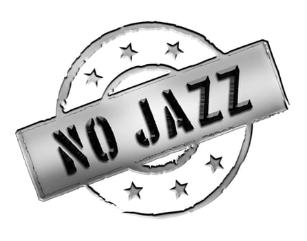 Sign and stamp for your presentation, for websites and many more named No Jazz