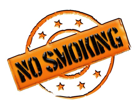 Sign and stamp for your presentation, for websites and many more named No Smoking
