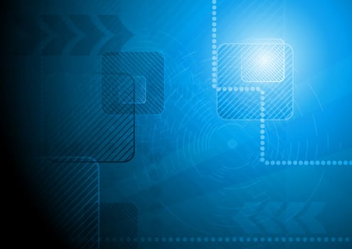 Dark blue technical design. Eps 10 vector illustration