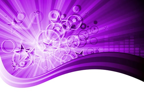 Colorful music background. Eps 10 vector design