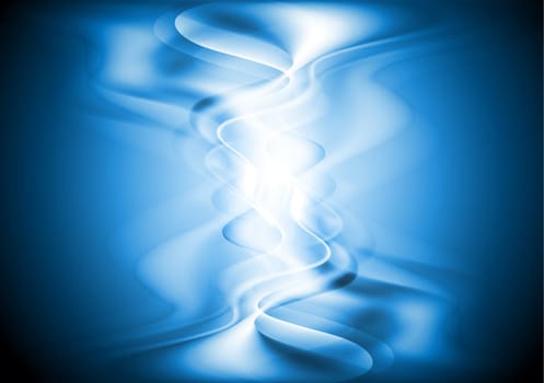 Bright blue background. Vector illustration eps 10