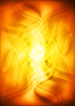 Bright orange background. Vector illustration eps 10