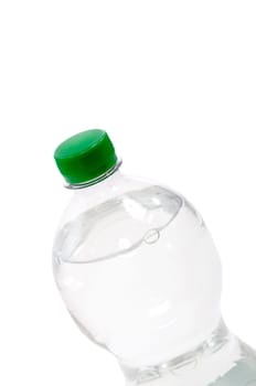 Plastic bottle with mineral water