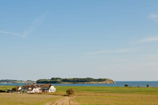 Small settlement on the shore near Zicker
