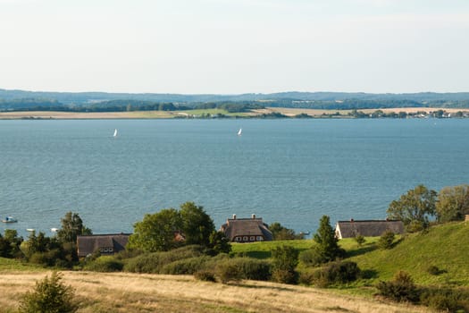 Sailboats on the bay of Gager