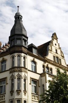 Art Nouveau house in Hamelin (detail)