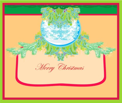 Christmas Framework style card