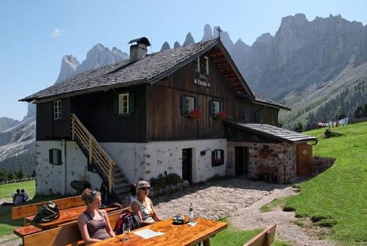 Brogles Hut in Val di Funes,Suedtitol,Italy