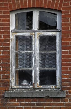 Window of an old house in Reher